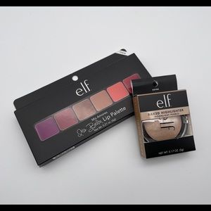 Elf MIS AMORES LIP PALETTE & highlighter SET.